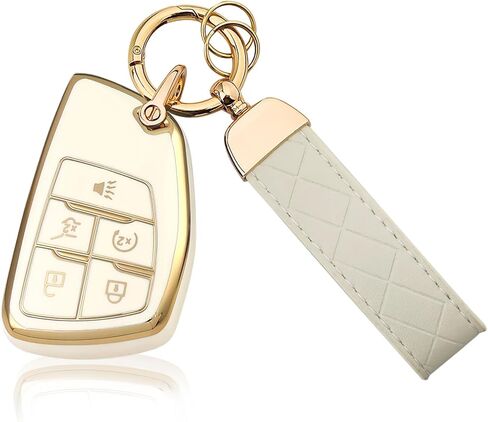 5 Button TPU Key Fob Cover, Compatible with 2021 2022 2023 2024 GMC Yukon Denali Sierra in Saudi Arabia