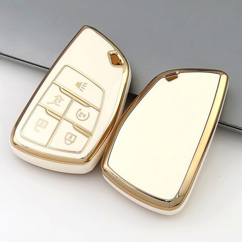 5 Button TPU Key Fob Cover, Compatible with 2021 2022 2023 2024 GMC Yukon Denali Sierra in Saudi Arabia