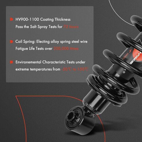A-Premium Rear Complete Strut w/Coil Spring (AWD) Compatible with Toyota Matrix 2003-2006 & Pontiac Vibe 2004-2006 in Saudi Arabia