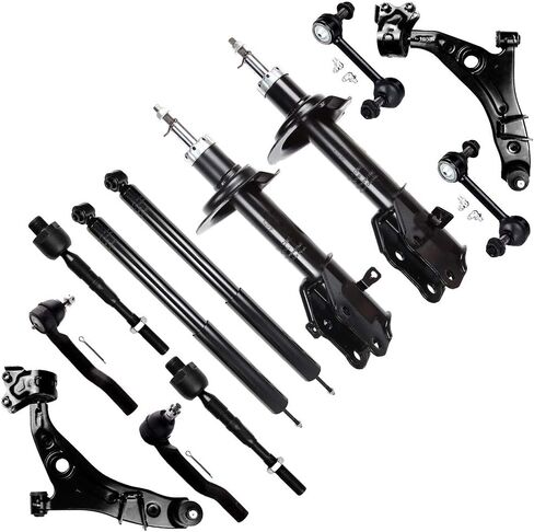 Struts Shock suspension kit for 2007 2008 2009 ford Edge 2007 2008 2009 for Lincoln MKX Front and Rear pair shock absorber Stabilizer Bar Link Control Arm 12 Pcs in Kuwait