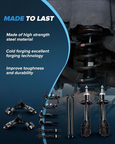 Struts Shock suspension kit for 2007 2008 2009 ford Edge 2007 2008 2009 for Lincoln MKX Front and Rear pair shock absorber Stabilizer Bar Link Control Arm 12 Pcs in Kuwait