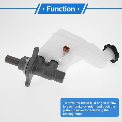 1 Pcs Brake Master Cylinder for Hyundai Tucson 2010-2013 Durable Aluminum Alloy,Plastic Engine Compartment Hydraulic Master Cylinder with Reservoir in Saudi Arabia