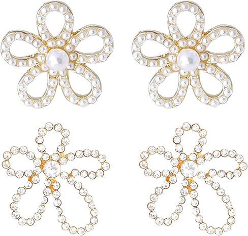 Long Pearl Drop Earrings for Women Trendy Pearl Tassel Earrings Sparkly Pearls and Rhinestone Ear-rings Bridal Wedding Guest Dress Jewelry Accessories in Saudi Arabia
