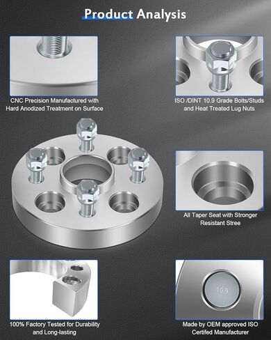 ECCPP 4PCS 4x100 Hub Centric Wheel Spacers 4 lug 1 inch 4x100mm to 4x100mm Fit for 2000-2005 for Toyota for Echo |1993-2002 for Toyota for Corolla |1989-1997 for Toyota for Tercel in Saudi Arabia