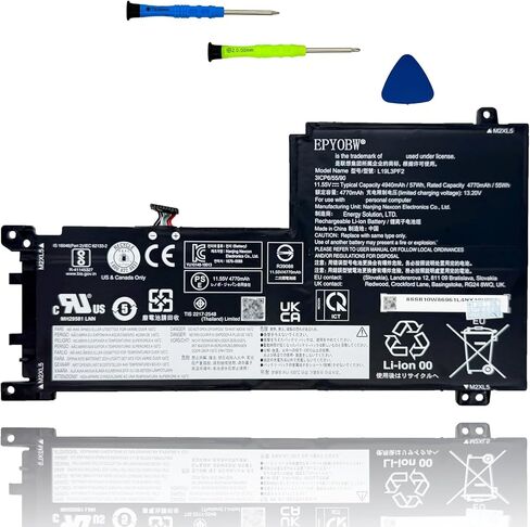 L21C4PH0 L21D4PH0 بطارية الكمبيوتر المحمول 75WH 4835MAH 4 خلايا 15.52V متوافق مع Lenovo IdeaPad Yoga 9-14iap7 82LU / Yoga 9-14IRP8 83B1 Series L21B4PH0 in Saudi Arabia