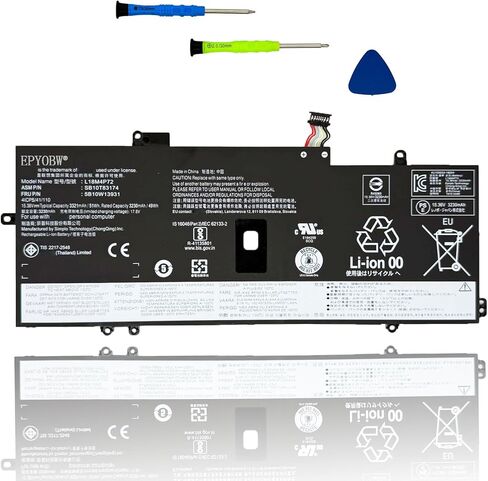 L21C4PH0 L21D4PH0 بطارية الكمبيوتر المحمول 75WH 4835MAH 4 خلايا 15.52V متوافق مع Lenovo IdeaPad Yoga 9-14iap7 82LU / Yoga 9-14IRP8 83B1 Series L21B4PH0 in Saudi Arabia