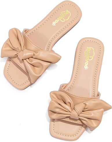 صنادل للفتيات بفيونكة مفتوحة عند الأصابع سهلة الارتداء للفتيات، أحذية للأطفال الصغار والأطفال الكبار، صيفية رائعة، كاجوال للشاطئ in Kuwait