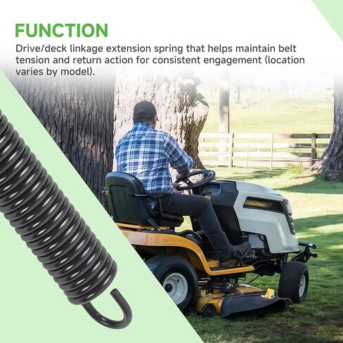 زنبرك تمديد 732-04649، متوافق مع جرارات Cub Cadet/MTD/Craftsman/Columbia Lawn Tractors (LTX-1050، SLTX-1050، YT950 KH، PYT9000، LTX-1050KH/KW/VT) in Kuwait