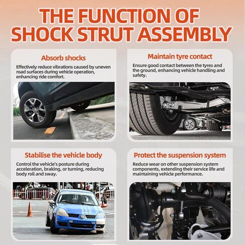 مجموعة دعامة الصدمات الخلفية متوافقة مع 2015-2019 شيفروليه C7 كورفيت GS Z06 ZR1 لرموز التعليق FEA FEB FE6 FE7 ممتص الصدمات OEM 84235051، 580-1132، 23238698 in Kuwait