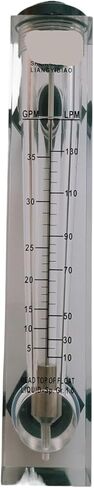 LZM-25L Acrylic panel flowmeter(flow meter) without control valve for liquid and Gas(1.5-15GPM 6-60LPM) in Kuwait