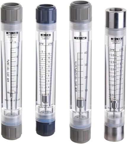 1pc Range 0.2-2 0.2-3 0.5-4 1-7 2-18 1-11LPM 1/2" BSPT Female PMMA Liquid Flowmeter Water Flow Meter Rotameter LZM-15G(1-7 LPM) in Kuwait