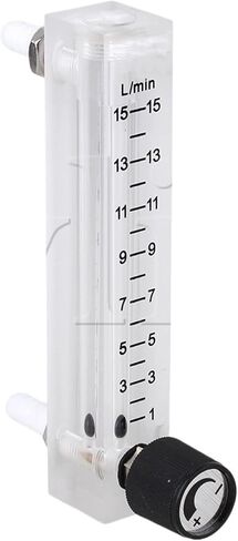 LZQ-7 Acylic Flowmeter 1-15LPM Gas Oxygen Flow Meter with Control Valve in Kuwait