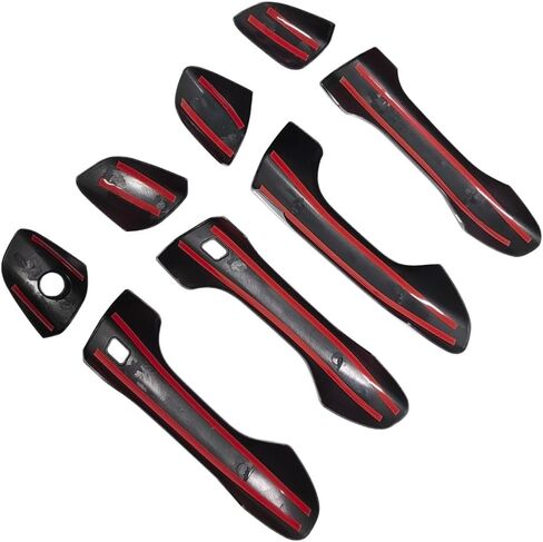 Compatible with 2018 2019 2020 2021 2022 Kia Sportage Accessories Door Handle Cover Trim (Smart Entry with Key Hole) in Kuwait