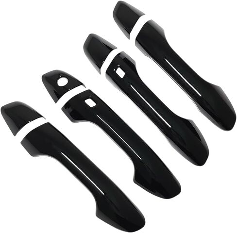 Compatible with 2018 2019 2020 2021 2022 Kia Sportage Accessories Door Handle Cover Trim (Smart Entry with Key Hole) in Kuwait