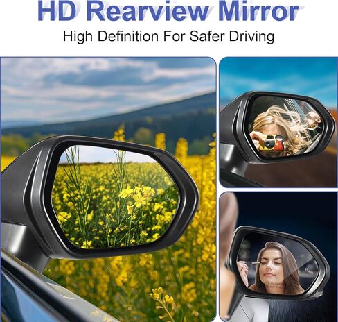 Passenger Side Mirror Assembly Compatible with Toyota Camry 2024 2023 2022 2021 2020 2019 2018 7 Pins Power+ Heated +Turn Signal+ Blind Spot Right Side Door Mirror Assembly (Passenger side) in Kuwait
