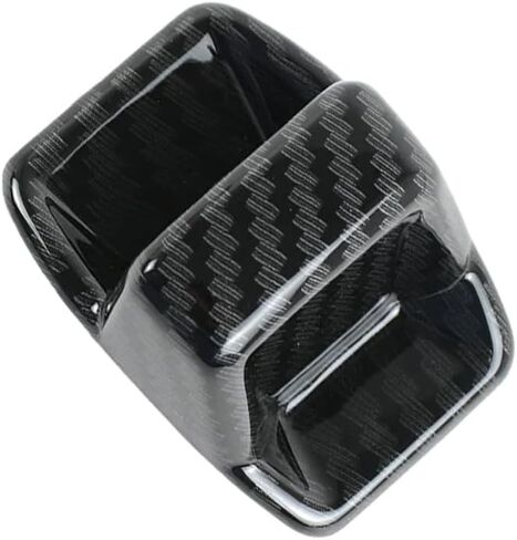 MACHSWON Car Interior Gearshift Knob Trim, Gear Shift Knob Cover Accessories Compatible with Audi A3 8Y 2020-2023, Black Carbon Fiber Look Finish, 1 pc in Saudi Arabia