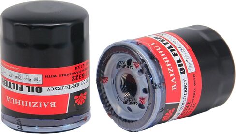 8-PACK BAIZHIHUA LF-6322 Premium 10K Miles Engine Oil Filter Replaces M1-212A, HP-2012, PBL22500 Fits Explorer & Chevy Silverado 1500 & GMC & Buick & Cadillac & Lincoln & Isuzu & Jeep & Mercury Models in Saudi Arabia