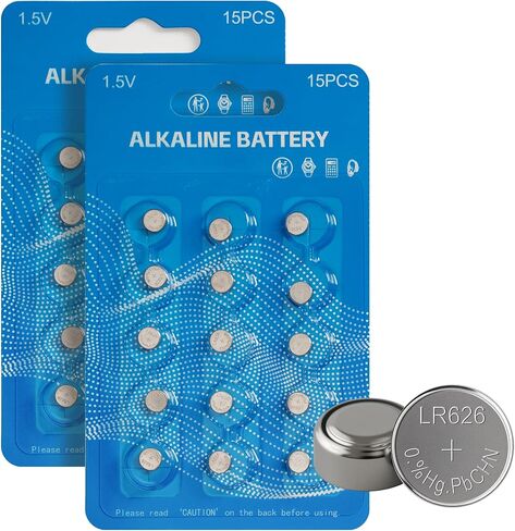 30 حزمة 1.5 فولت AG4 LR626 بطارية زر قلوية L626 LR626 LR66 SR626 377 SR626SW بطاريات عملة خلايا للساعات الآلات الحاسبة اللعب in Kuwait