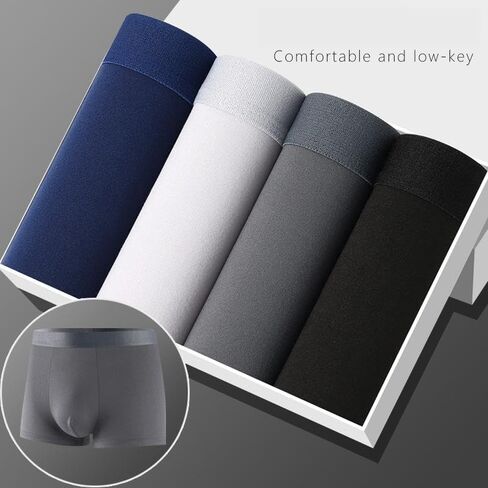 4 Pack Men's Boxer Shorts - Underwear for Men, Mens Briefs in Saudi Arabia