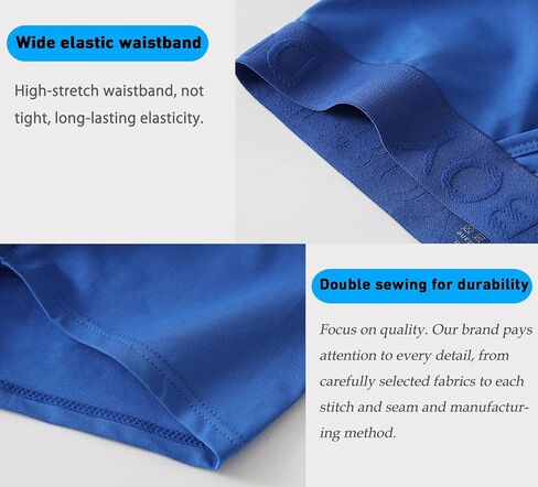 Men's Separated Pouch Trunks Fly Pouch Front Open Bulge Underwear Breathable Cotton Boxers Briefs in Saudi Arabia