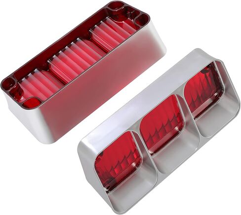 KUAFU Upper Tail Light Compatible with 1972 Oldsmobile Cutlass Supreme 442 Rear Taillights Brake Signal Lamp Halogen W/O Bulbs Red Lens Passenger and Driver Side in Saudi Arabia
