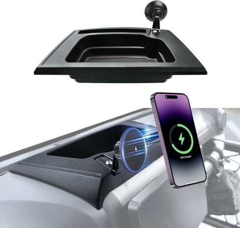 Magnetic Jeep Phone Mount for 2011-2017 Wrangler JK JKU with 15W Wireless Charging - Dashboard Phone Holder with Magnet for Jeep Wrangler Accessories in Kuwait