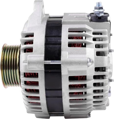 High Output Alternator for INFINITI I30 1998-1999 for Nissan Maxima 1995-1999 Alternator Rebuild Kit Replace# LR1125-702 - 12V, 125A, CW, IR, IF, 6-Groove Pulley in Kuwait