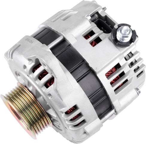 High Output Alternator for INFINITI I30 1998-1999 for Nissan Maxima 1995-1999 Alternator Rebuild Kit Replace# LR1125-702 - 12V, 125A, CW, IR, IF, 6-Groove Pulley in Kuwait