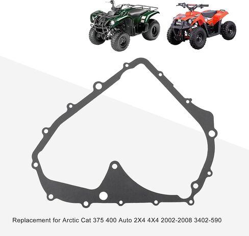 GOOFIT Motorcycle Magneto Generator Cover Gasket Replacement for Arctic Cat 375 400 Auto 2X4 4X4 2002-2008 3402-590 in Saudi Arabia
