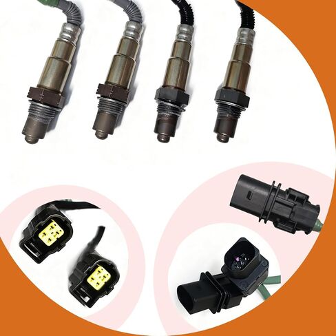 Oxygen O2 Sensor Compatible with Mercedes-Benz C300 2008-2012, CL550 2007 2008, E350 2010 2011, E550 2010 2011, GLK350 2010-2012, ML63 AMG 2007-2011, R63 AMG 2007, 234-5096 234-4896 in Saudi Arabia
