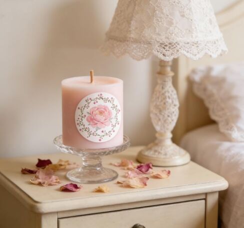 Floral Direct Thermal Labels Colorful Wildflower Labels Wild Flower Round Self-Adhesive Printer Decals for Various Festivals Spring Name Tag Candle Baking Canning Wedding DIY,500 Pcs（4 Designs） in Kuwait