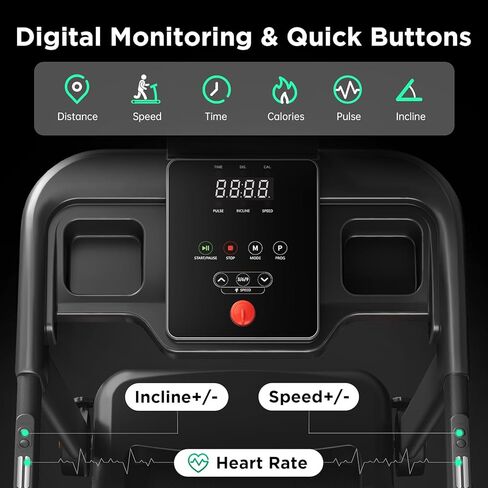 وسادة المشي، جهاز مشي تحت المكتب مع ميل للمكتب المنزلي بقوة 2.5 حصان مع سعة وزن 280 رطل، جهاز تحكم عن بعد، شاشة LED in Kuwait