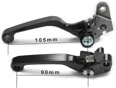 JFG RACING Dirt Bike Clutch Lever,Motorcycle Billet Pivot Foldable Clutch Brake Lever for CR80R 98-07/CR85R 98-07/CRF150R 07-25/CR125R 92-03/CR250R 92-03/CRF450R 02-03/XR650R 00-06 - Black in Saudi Arabia