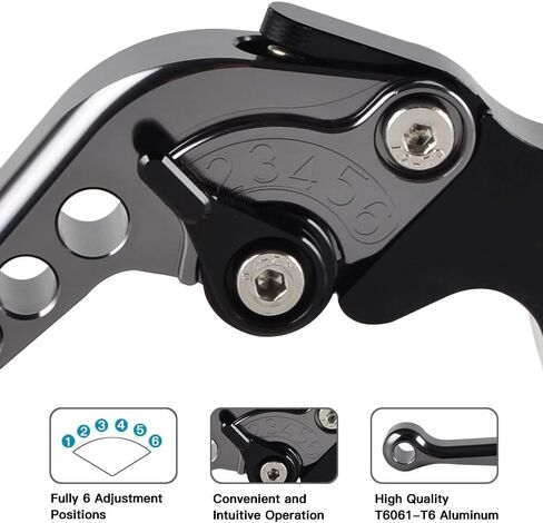عتلات فرامل طويلة قابلة للتعديل للدراجات النارية لهوندا CBR650F/CB650F/CBR650R 2014-2024، NC700X/NC750X/NC750S 2016-2024 (B) in Kuwait