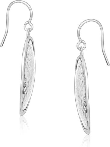 JEAN RACHEL JEWELRY Hammered Earrings for Women - 925 Sterling Silver Dangle Statement, Hypoallergenic, Lead & Nickel Free jewelry (Circle Earrings) in Kuwait