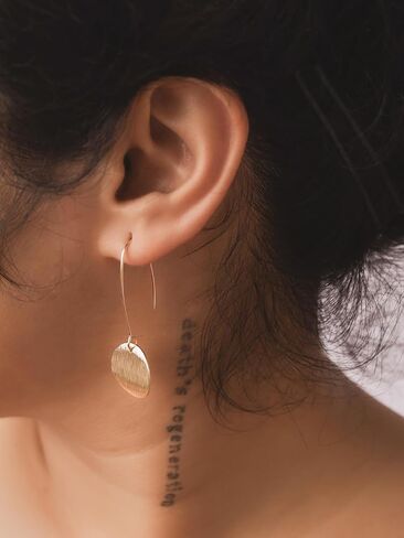 MINACHI Vintage Gold Plated Disc Dangle Drop Earrings, Vintage Boho Statement Jewelry Gift for Women in Saudi Arabia