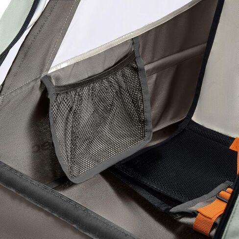 Retrospec Rover Plus Foldable Bike Trailer for Kids, Single/Double Passenger Child Bike Trailer with 5-Point Safety Harness, Reflective, Weather-Resistant Fabric and Safety Flag - Supports 40-80 lbs in Kuwait