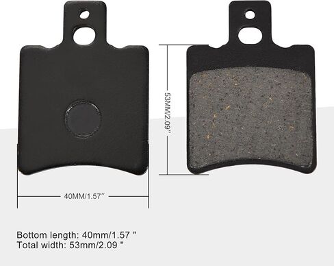 GOOFIT Disc Brake Pad Shoe Set for 50cc 70cc 90cc 110cc 125cc ATV 4 Wheeler Quad Go Kart Scooter Moped in Saudi Arabia