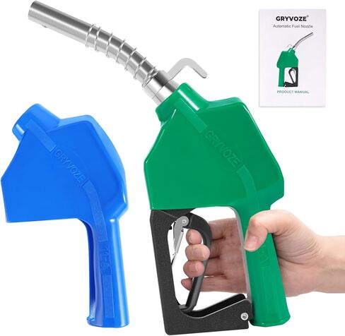 Digital Oil Control Valve Flow Meter Dispenser Nozzle 8 GPM / 25 LPM, Air Operated Electronic Oil Metering Gun 1/2 Inch NPT Inlet, Pneumatic Hose Oil Gun - Max Working Pressure 150PSI / 10bar in Saudi Arabia