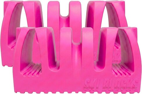 Magnetic Ski Holder and Snowboard Rack - Anti-Slip Design Scratch-Proof, Portable Storage Solution Ski Rack for Garage, Cargo Box, Cars, Ski Bags,Fishing poles and Outdoor Adventures (Black, One Pack) in Kuwait