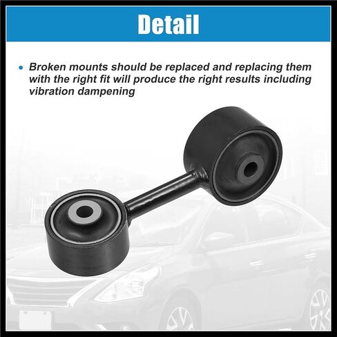 Front Right Car Engine Motor Mount Replacement for Toyota Camry DX LE XLE|4 Cyl 2.2L 1992-1996 No.12363-74120 Black Durable Material in Saudi Arabia