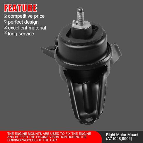 3 Pcs Engine Motor & Transmission Mount Compatible with 2010-2013 for Hyundai Tucson&2011-2013 for Kia Sportage 2.0L 2.4L AUTO OE: A71048 A71021 A71009 in Kuwait