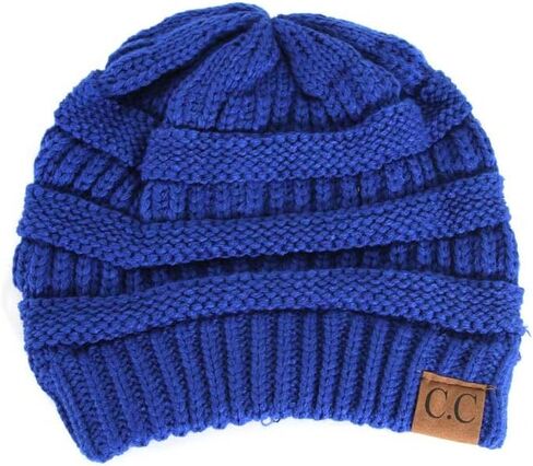 Crane Clothing Co. Women's Classic CC Beanies One Size Royal Blue in Saudi Arabia