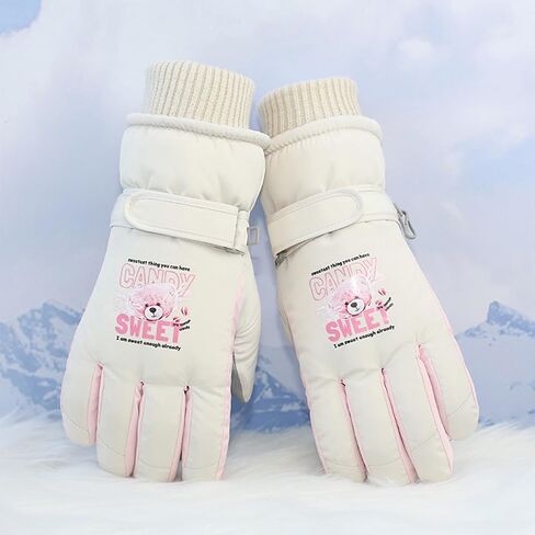 KEYDUACU Unisex Winter Ski Gloves - Waterproof Touchscreen Windproof Warm, for Skiing Snowboarding Running Cycling Cold Weather Work in Kuwait