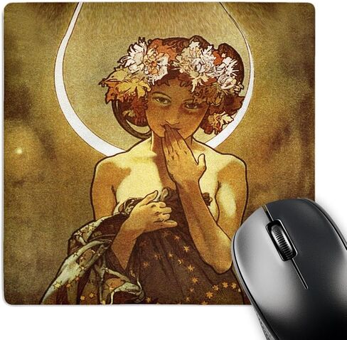3dRose LLC 8 X 8 X 0.25 Inches Mouse Pad Mucha Luna (mp_171469_1) in Kuwait