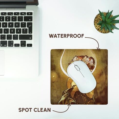 3dRose LLC 8 X 8 X 0.25 Inches Mouse Pad Mucha Luna (mp_171469_1) in Kuwait