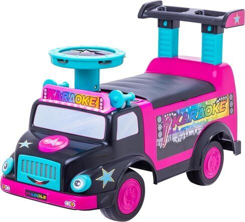 Waddle USPS Mail Truck Toddler Ride On Toys - من القدم إلى الأرض ، والأضواء ، والأصوات ، والألعاب التفاعلية ، وتشمل مربع بريدي ، 2 مظاريف ، ألعاب صغيرة ، تجميع سهلة ، جودة متينة ، حتى 44 رطلاً in Kuwait