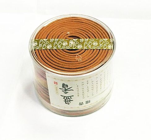 Ciieeo Natural Sandalwood Spiral Incense Coils with Holder for Aromatherapy Yoga Meditation Home Fresh Air Enhancement 2.55In in Saudi Arabia