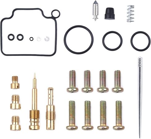 Carburetor Carb Repair Rebuild Kit, Compatible with Honda Foreman Rubicon 500 TRX500FA/FGA 2001 2002 2003 2004 Replace S-46130 in Kuwait