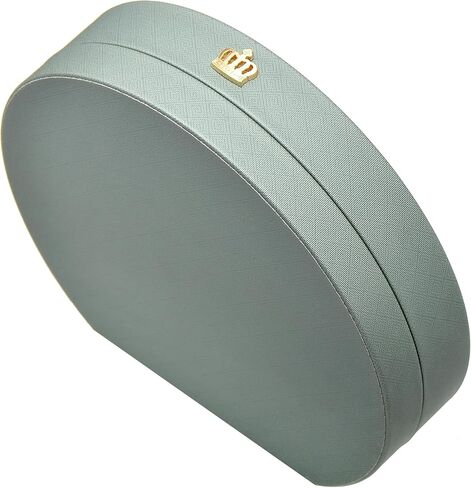 Premium PU Leather Jewelry Box for Pearl Necklace/Beaded Strand, Sage Green in Kuwait